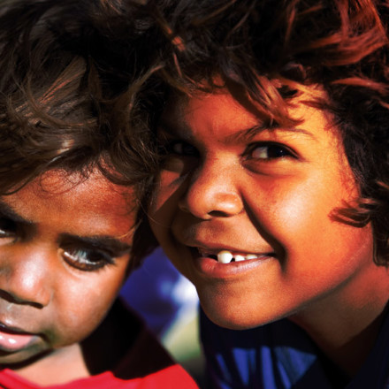 Two Aboriginal Children