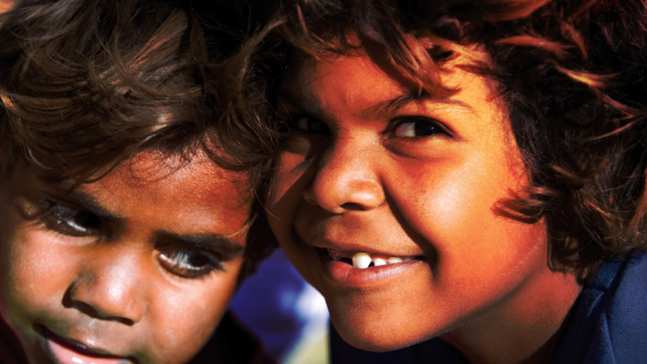 Two Aboriginal Children