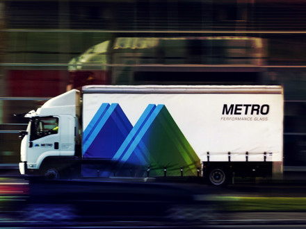 Metro glass truck