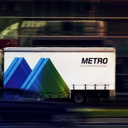 Metro glass truck