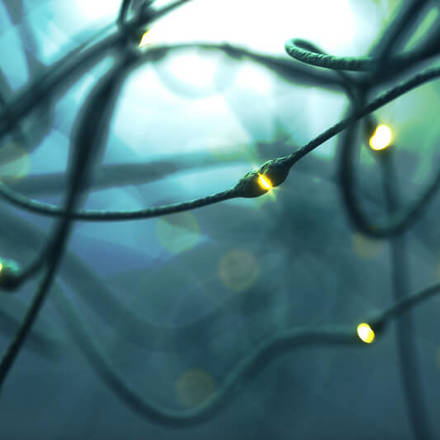 Digitally generated close up Neurons cells