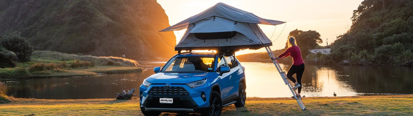 Camping with a Toyota.