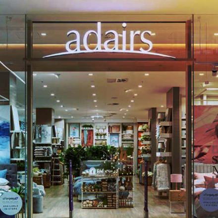 Adairs store font