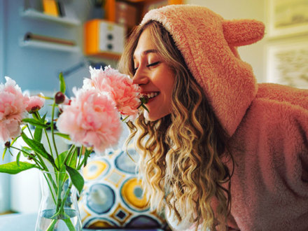 Smelling the roses